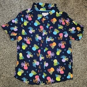 Jellyfish Button Up Shirt sz 5t